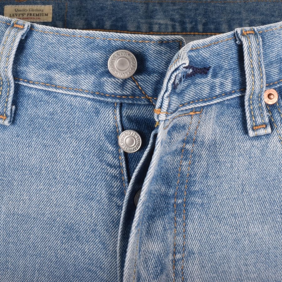 Levis 501 Original Light Wash Jeans Blue